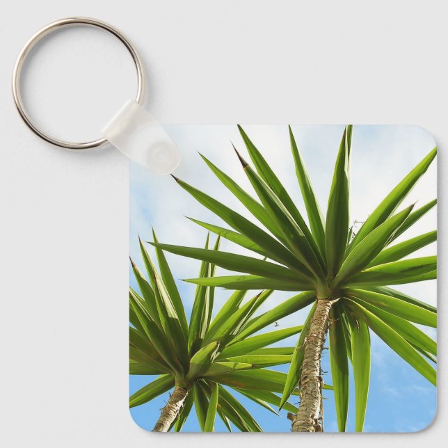 Chaveiro Fotomural com Efeito de Pintura de Folhas de Palme (Frente)