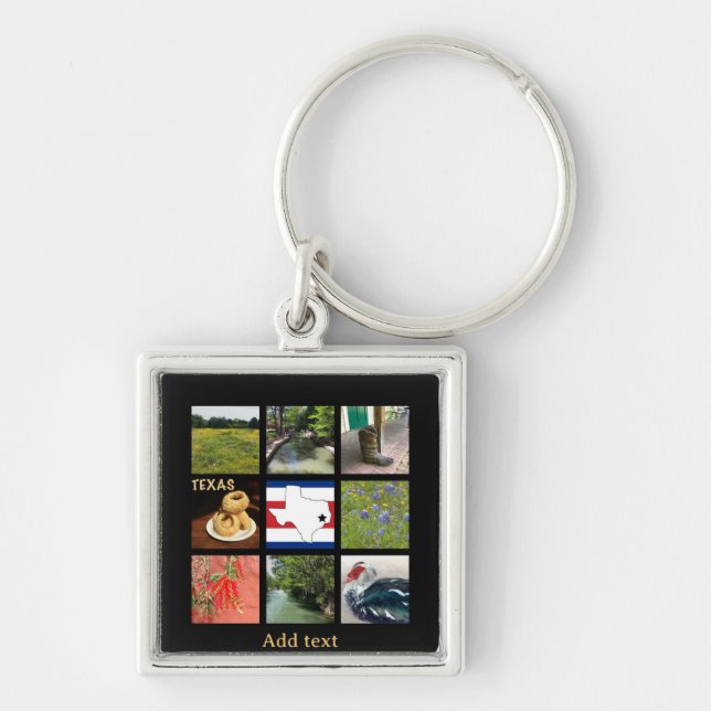 Chaveiro Fotos Cênicas do Texas (Frente)