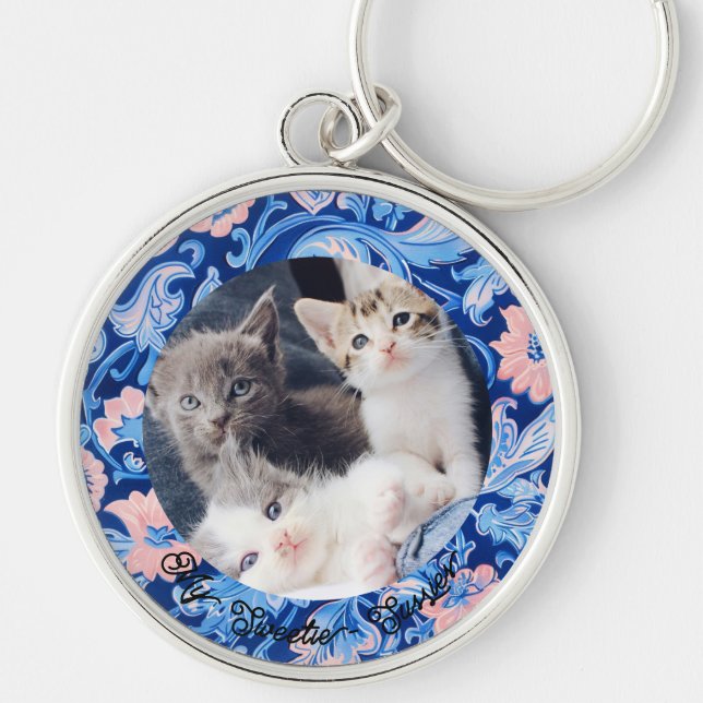 Chaveiro Fotos de Pet Bonitas Oferecem-lhe (Frente)