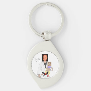 Chaveiro Fotos personalizadas e texto manuscrito do Pai Jiu