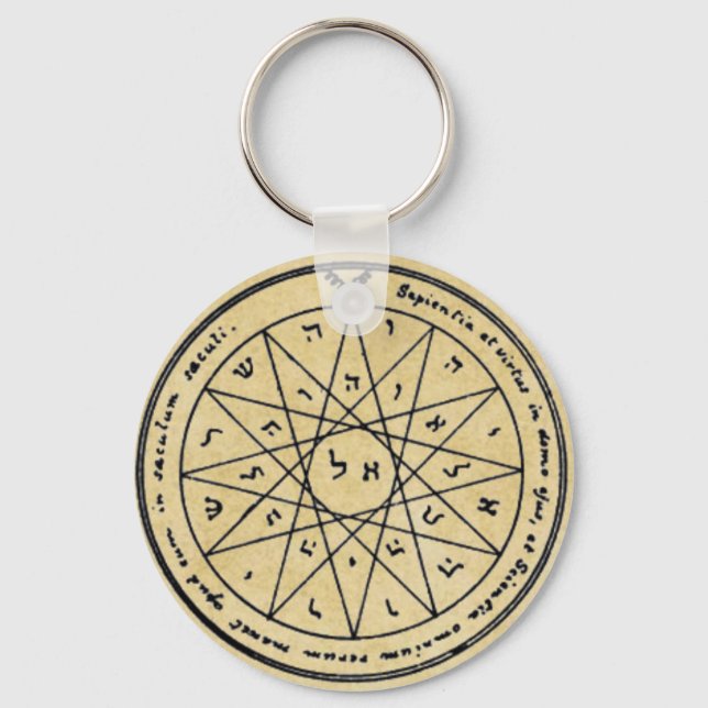 Chaveiro Fourth Pentacle of Mercury (Frente)