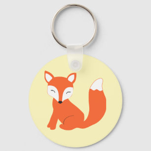 Chaveiro Fox bonito do bebê da floresta