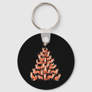 Chaveiro Fox Christmas Tree Fox Xmas Tree Women &amp; Boys