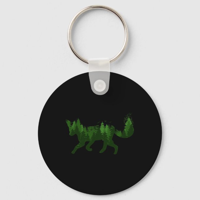 Chaveiro Fox Nature Forest Camping Hunter Caminhante Ao Ext (Frente)