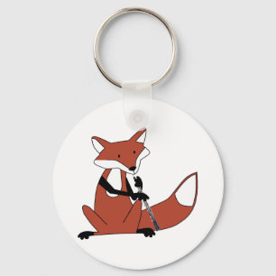 Chaveiro Fox que joga o Oboe