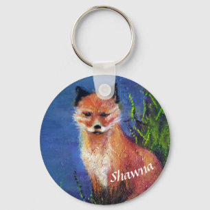 Chaveiro Fox Vermelha Personalizada