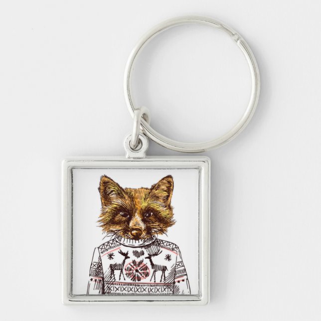 Chaveiro Fox vestido Foxy (Frente)