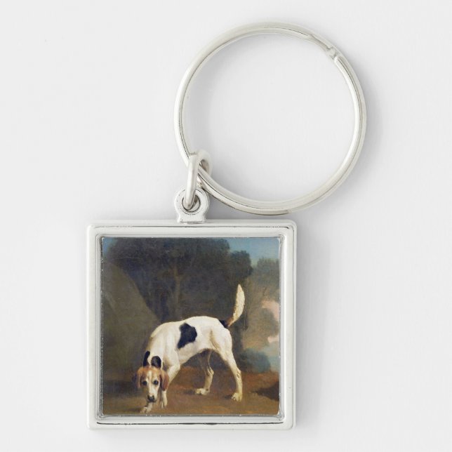 Chaveiro Foxhound no perfume, c.1760 de George Stubbs | (Frente)