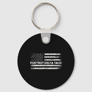 Chaveiro Foxtrot Delta Taco Trump Sempre Chica Taco