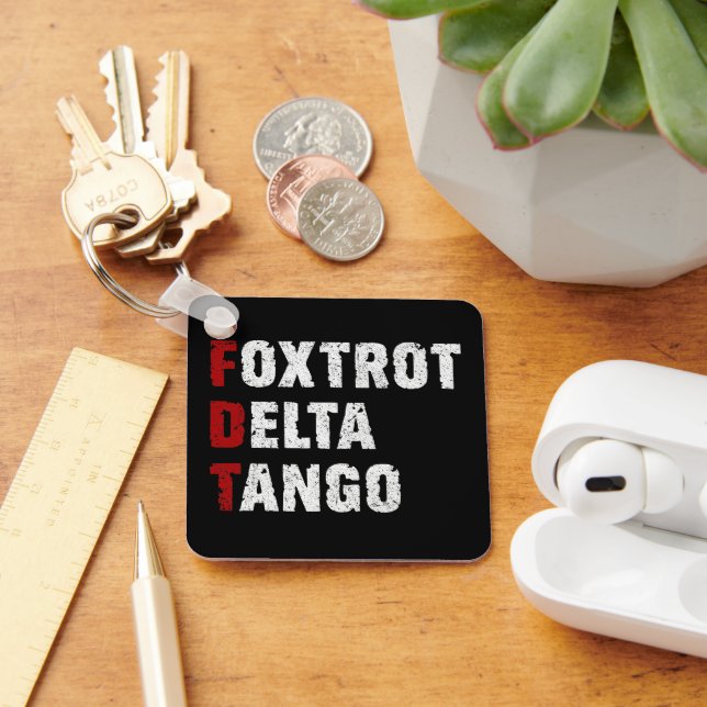 Chaveiro Foxtrot Delta Tango (Mesa)