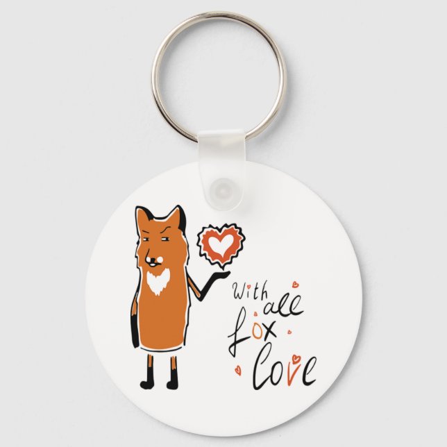 Chaveiro Foxy Love (Frente)