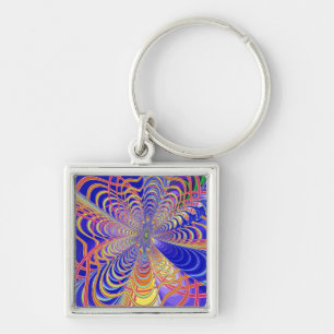 Chaveiro Fractal 061012d abstrato