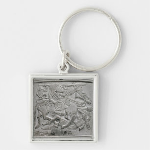 Chaveiro Fragmento do capacete, do tesouro de Sutton Hoo