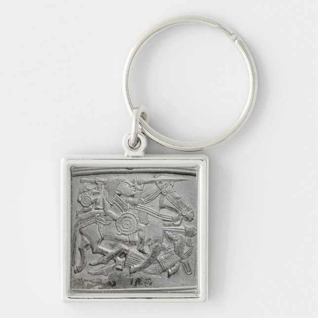 Chaveiro Fragmento do capacete, do tesouro de Sutton Hoo (Frente)