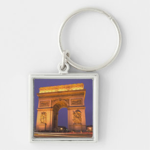 Chaveiro França, Paris, Arco do Triunfo ao crepúsculo.