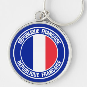 Chaveiro França Round Emblem