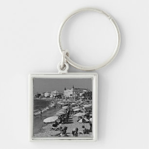 Chaveiro França vintage Cannes a praia