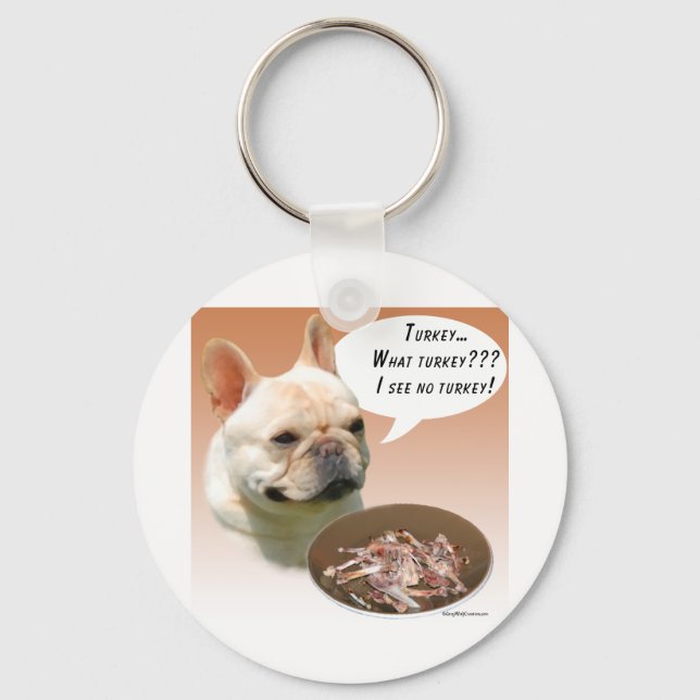 Chaveiro Francês Bulldog Turquia (Frente)