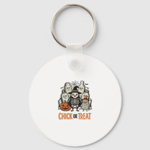 Chaveiro Frango Engraçado ou Guloseima Frango de Halloween