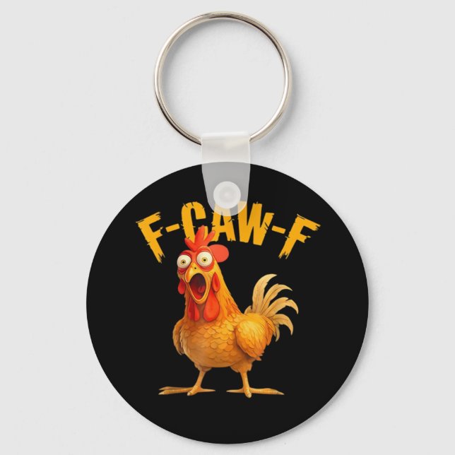 Chaveiro Frango F-Caw-F Clássico Legal Único (Frente)