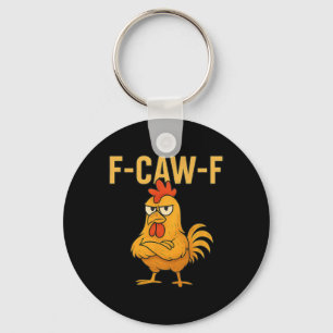Chaveiro Frango F-caw-f Engraçado Fcawf Galo Frango Meme _