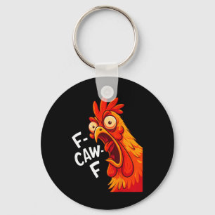 Chaveiro Frango F-caw-f Engraçado Fcawf Humor Citação Galo 
