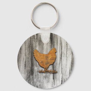 Chaveiro Frango Rústico (Laranja)