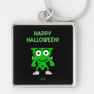 Chaveiro FrankenCheese Halloween saúda cadeia-chave quadrad