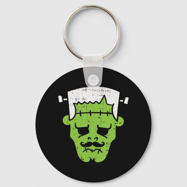 Chaveiro Frankenstein Lazy Halloween Figurume Horror Filme  (Frente)
