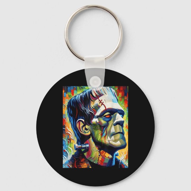 Chaveiro Frankenstein Monster E Bride Halloween Matching (Frente)