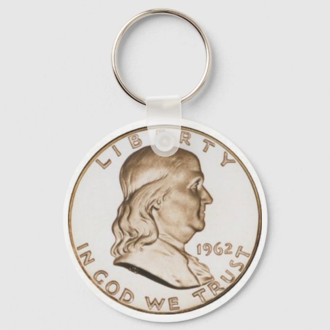 Chaveiro Franklin Half Dollar (Frente)