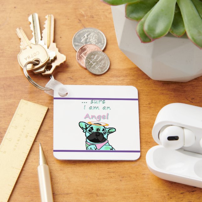 Chaveiro Französische Bulldogge Angel (Mesa)