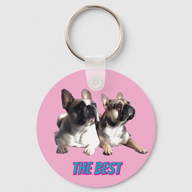 Chaveiro Französische Bulldoggen Beste Freunde (Frente)