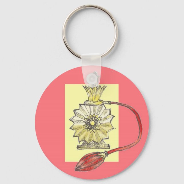 Chaveiro Frasco de Perfume de 1920 (Frente)