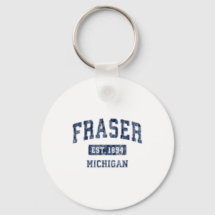 Chaveiro Fraser Michigan Mi Esportes Vintage Estabelecido D