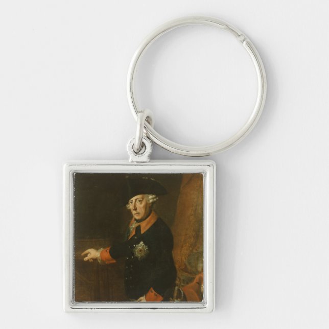 Chaveiro Frederick II o excelente de Prússia, c.1763 (Frente)