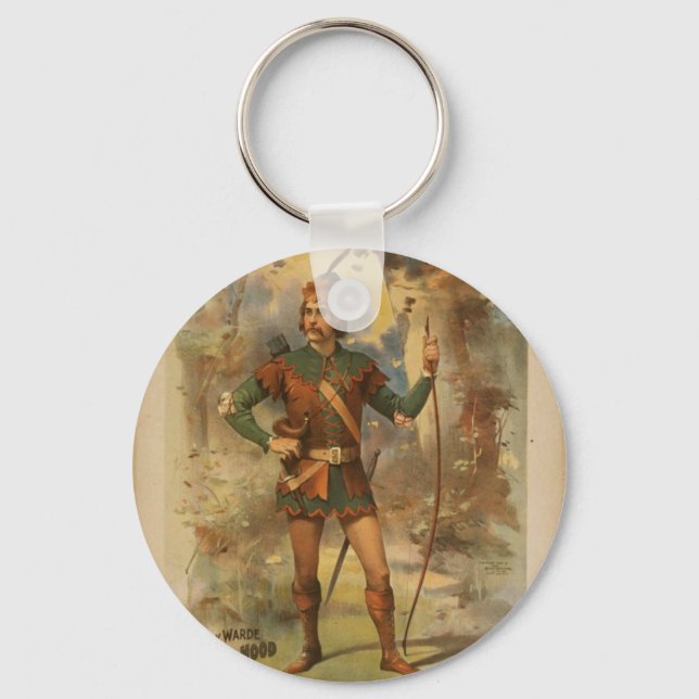 Chaveiro Frederick warde, 'Runnyede', Robin Hood Vintage Th (Frente)