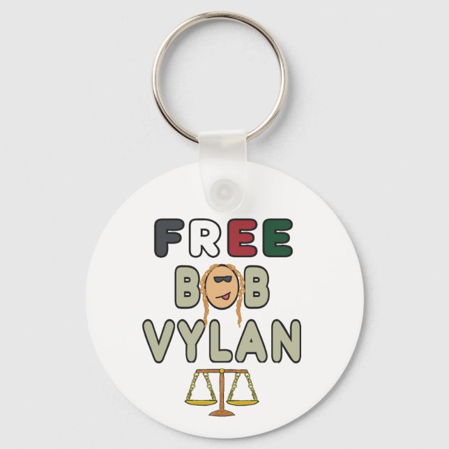 Chaveiro Free Bob Vylan (Frente)