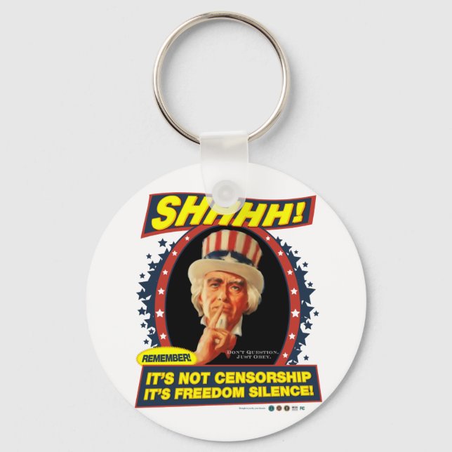 Chaveiro Freedom Silence Keychain (Frente)