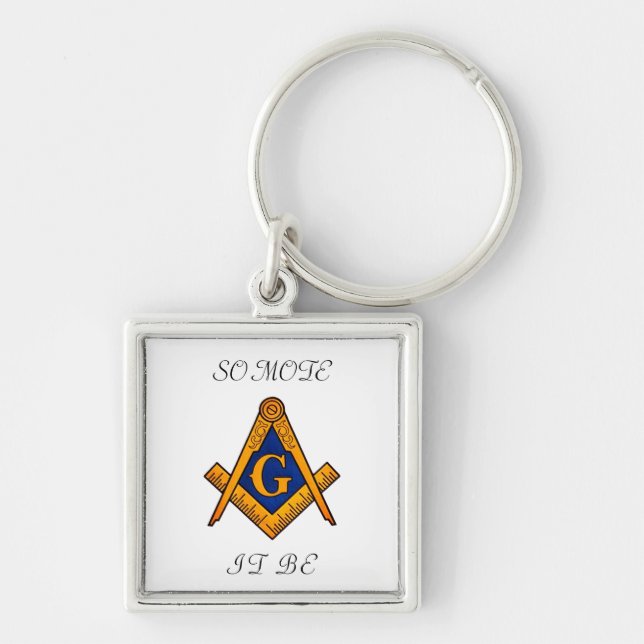 Chaveiro Freemason Square and Compass Charity Masonic Keych (Frente)