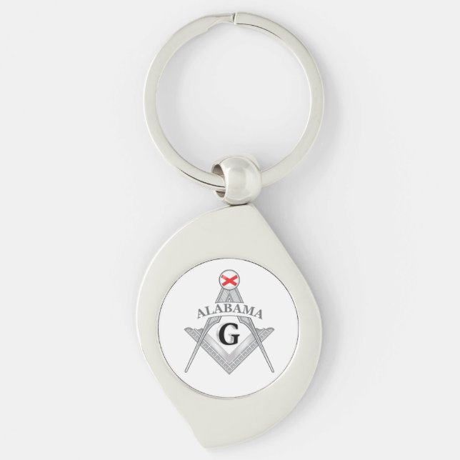 Chaveiro Freemasonry, distrito do estado do Alabama (Frente)