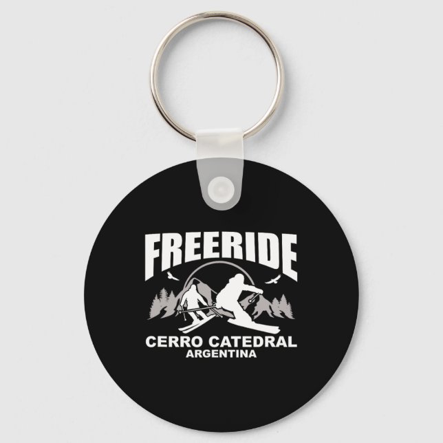 Chaveiro Freeride Skiing Cerro Catedral Argentina (Frente)