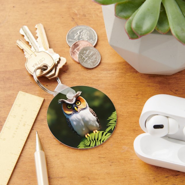 Chaveiro Freida A Coruja Da Tela, Keyring (Mesa)