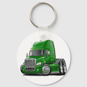 Chaveiro Freightliner Cascadia Green Truck