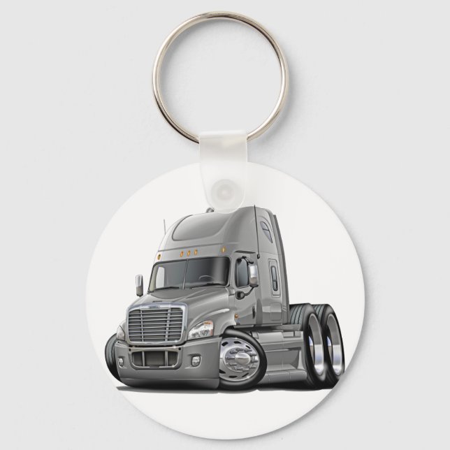 Chaveiro Freightliner Cascadia Silver Truck (Frente)