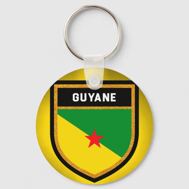 Chaveiro French Guiana Flag (Frente)