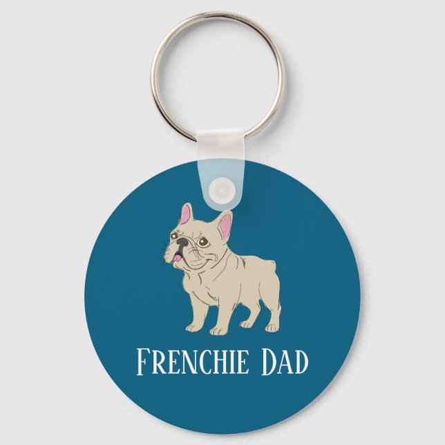Chaveiro Frenchie Dad (Frente)
