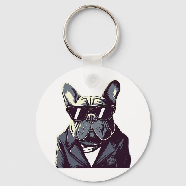 Chaveiro Frenchie O Partido (Frente)