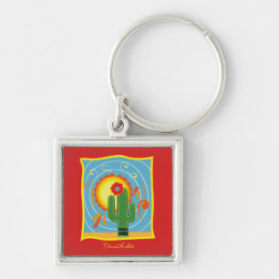 Chaveiro Frida Kahlo Cactus Graphic