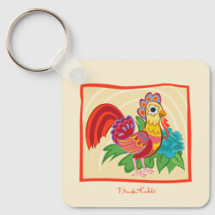 Chaveiro Frida Kahlo Chicken Graphic